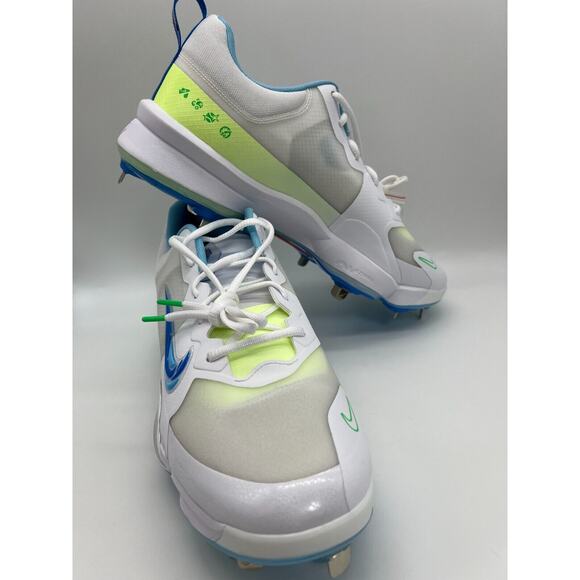 Nike Force Trout 9 Pro Metal Baseball Cleats Fresh Pack FQ7941-100 Men Size 13 - Picture 5 of 12